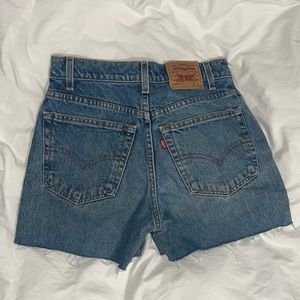 Levi’s Reworked 550 Denim Jean Shorts